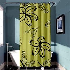 Folk Flowers Print Floral Pattern Ethnic Art Shower Curtain 36  X 72  (stall)  by Eskimos