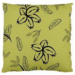 Folk Flowers Print Floral Pattern Ethnic Art Standard Flano Cushion Case (two Sides) by Eskimos