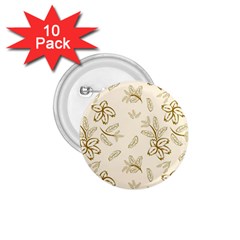 Folk Flowers Print Floral Pattern Ethnic Art 1 75  Buttons (10 Pack) by Eskimos