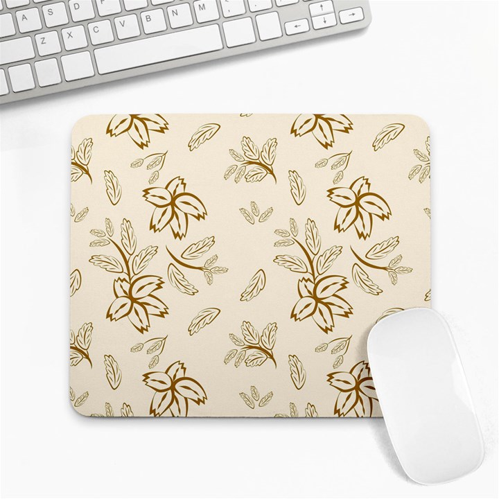 Folk flowers print Floral pattern Ethnic art Large Mousepads