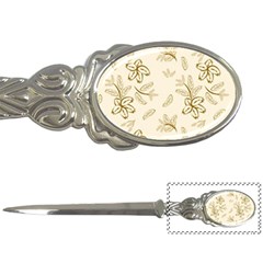 Folk Flowers Print Floral Pattern Ethnic Art Letter Opener by Eskimos