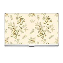 Folk Flowers Print Floral Pattern Ethnic Art Business Card Holder by Eskimos