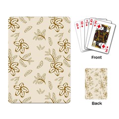 Folk Flowers Print Floral Pattern Ethnic Art Playing Cards Single Design (rectangle) by Eskimos