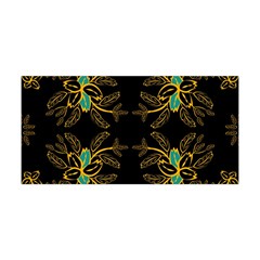 Floral Folk Damask Pattern  Yoga Headband by Eskimos