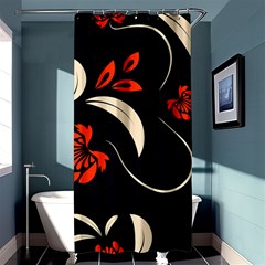 Folk Flowers Print Floral Pattern Ethnic Art Shower Curtain 36  X 72  (stall)  by Eskimos