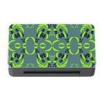 Floral folk damask pattern  Memory Card Reader with CF Front