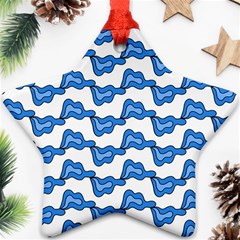 Abstract Waves Ornament (star) by SychEva