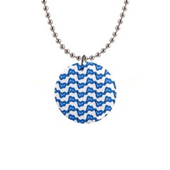 Abstract Waves 1  Button Necklace by SychEva