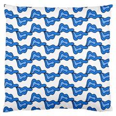 Abstract Waves Standard Flano Cushion Case (one Side) by SychEva