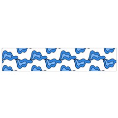 Abstract Waves Small Flano Scarf by SychEva