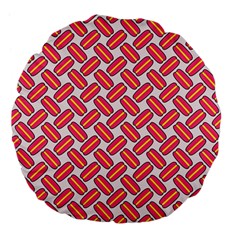 Abstract Cookies Large 18  Premium Flano Round Cushions by SychEva