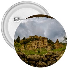 Ancient Mystras Landscape, Peloponnese, Greece 3  Buttons by dflcprintsclothing