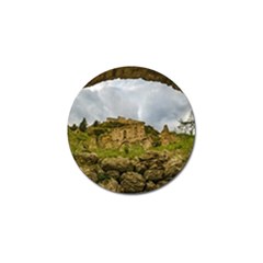 Ancient Mystras Landscape, Peloponnese, Greece Golf Ball Marker (4 Pack) by dflcprintsclothing