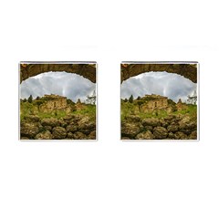 Ancient Mystras Landscape, Peloponnese, Greece Cufflinks (square) by dflcprintsclothing