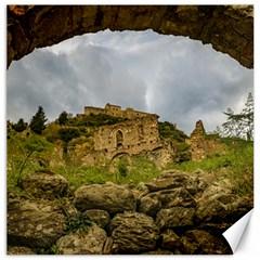 Ancient Mystras Landscape, Peloponnese, Greece Canvas 16  X 16 