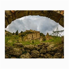 Ancient Mystras Landscape, Peloponnese, Greece Small Glasses Cloth (2 Sides) by dflcprintsclothing