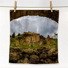 Ancient Mystras Landscape, Peloponnese, Greece Face Towel by dflcprintsclothing