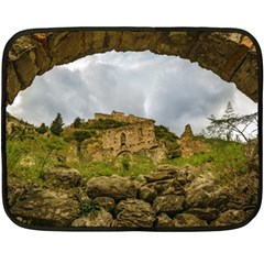 Ancient Mystras Landscape, Peloponnese, Greece Double Sided Fleece Blanket (mini)  by dflcprintsclothing