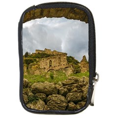 Ancient Mystras Landscape, Peloponnese, Greece Compact Camera Leather Case by dflcprintsclothing