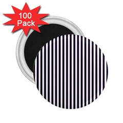 Minimalistic Black And White Stripes, Vertical Lines Pattern 2 25  Magnets (100 Pack)  by Casemiro