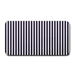 Minimalistic Black And White Stripes, Vertical Lines Pattern Medium Bar Mats by Casemiro