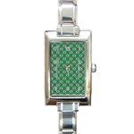 Beetle Eyes Rectangle Italian Charm Watch Front