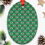 Beetle Eyes Ornament (Oval) Front