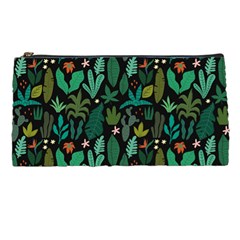 Exotic Leaves And Cactus Pencil Case by lujastyles