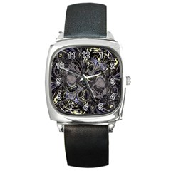 The Pollinator Square Metal Watch by MRNStudios