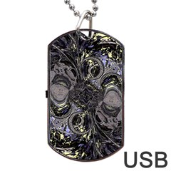 The Pollinator Dog Tag Usb Flash (one Side) by MRNStudios