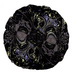 The Pollinator Large 18  Premium Round Cushions Front