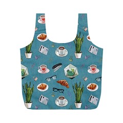 Fashionable Office Supplies Full Print Recycle Bag (m) by SychEva