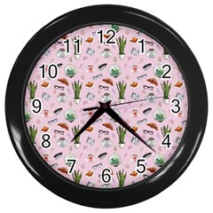 Office Time Wall Clock (black) by SychEva