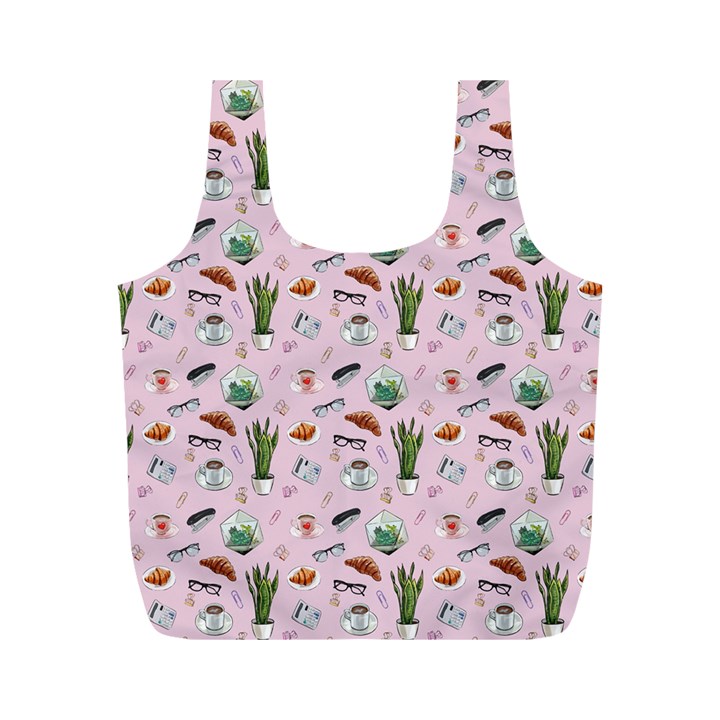 Office Time Full Print Recycle Bag (M)