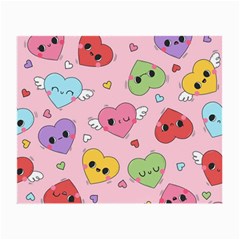 Kawaii Hearts Pattern Small Glasses Cloth