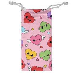 Kawaii Hearts Pattern Jewelry Bag