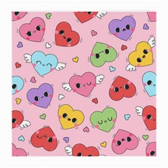 Kawaii Hearts Pattern Medium Glasses Cloth (2 Sides)