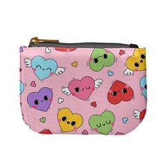 Kawaii Hearts Pattern Mini Coin Purse