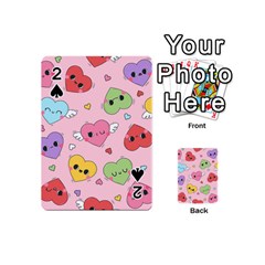 Kawaii Hearts Pattern Playing Cards 54 Designs (mini)