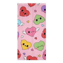 Kawaii Hearts Pattern Shower Curtain 36  X 72  (stall) 