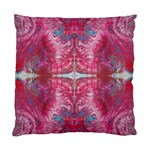 Red on pink arabesque Standard Cushion Case (One Side) Front