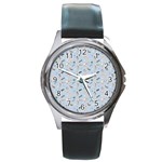 Office Round Metal Watch Front