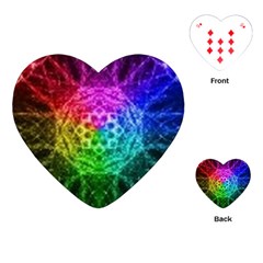 Fractal Design Playing Cards Single Design (heart) by Sparkle