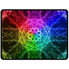 Fractal Design Fleece Blanket (large)  by Sparkle