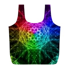 Fractal Design Full Print Recycle Bag (l) by Sparkle