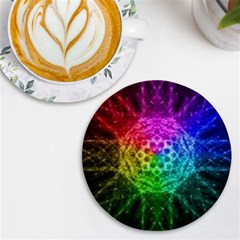 Fractal Design Uv Print Round Tile Coaster