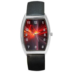 Fractal Barrel Style Metal Watch by Sparkle