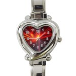 Fractal Heart Italian Charm Watch Front