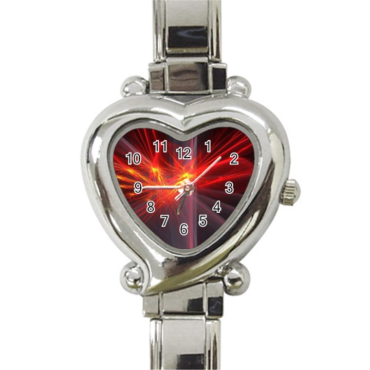 Fractal Heart Italian Charm Watch