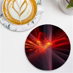 Fractal UV Print Round Tile Coaster Front